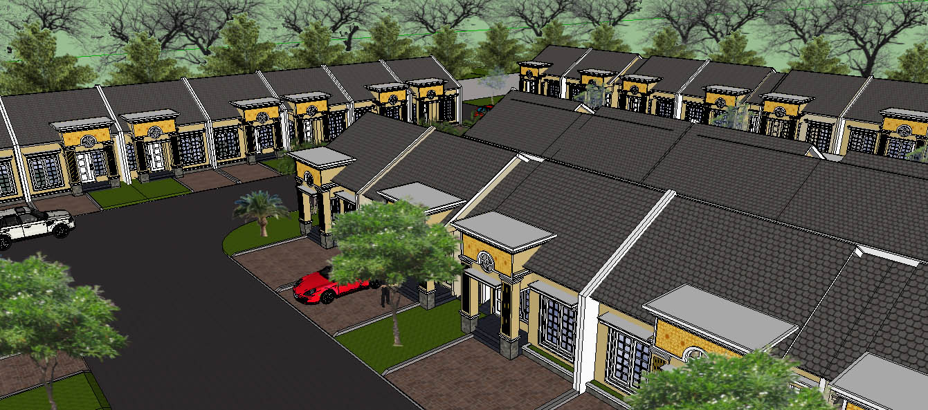  Desain  Taman  Fasum desain  gerbang perumahan jasa arsitek 